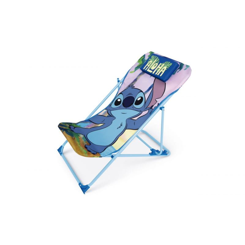 Tumbona plegable infantil de Stitch Disney ’Aloha’ 43x66x61cm