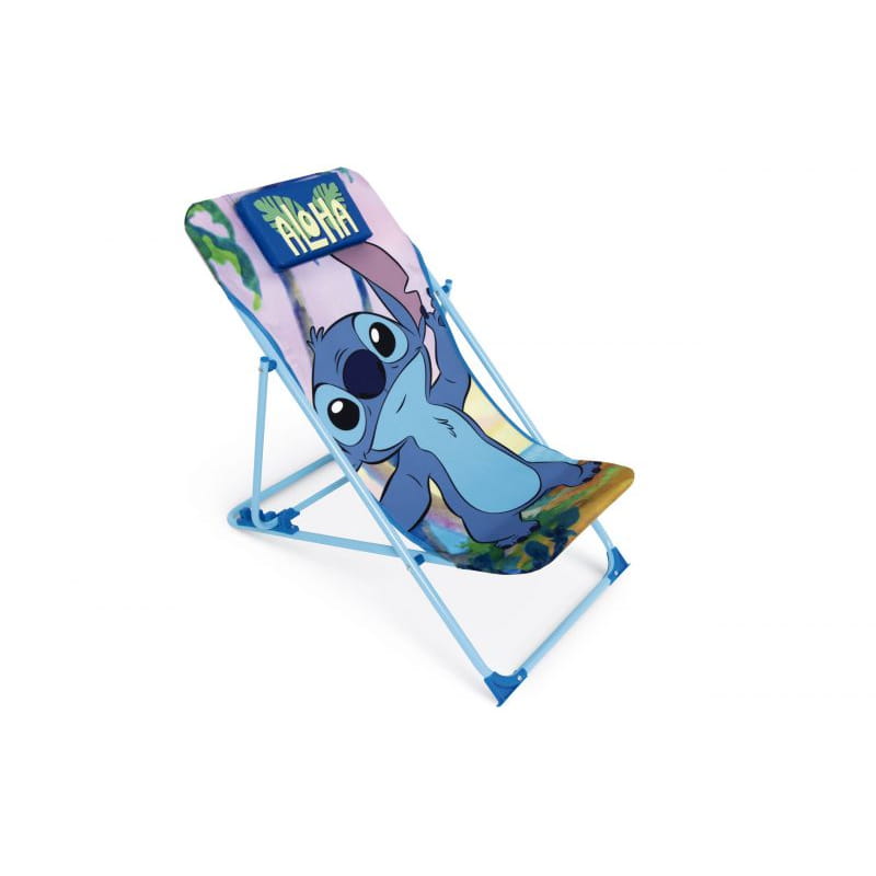 Tumbona plegable infantil de Stitch Disney ’Aloha’ 43x66x61cm