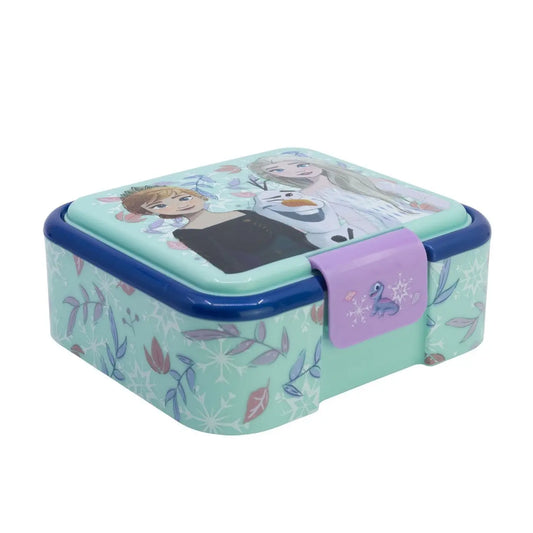 Tupper sandwichera infantil Frozen Disney con tres compartimentos - Sandwichera