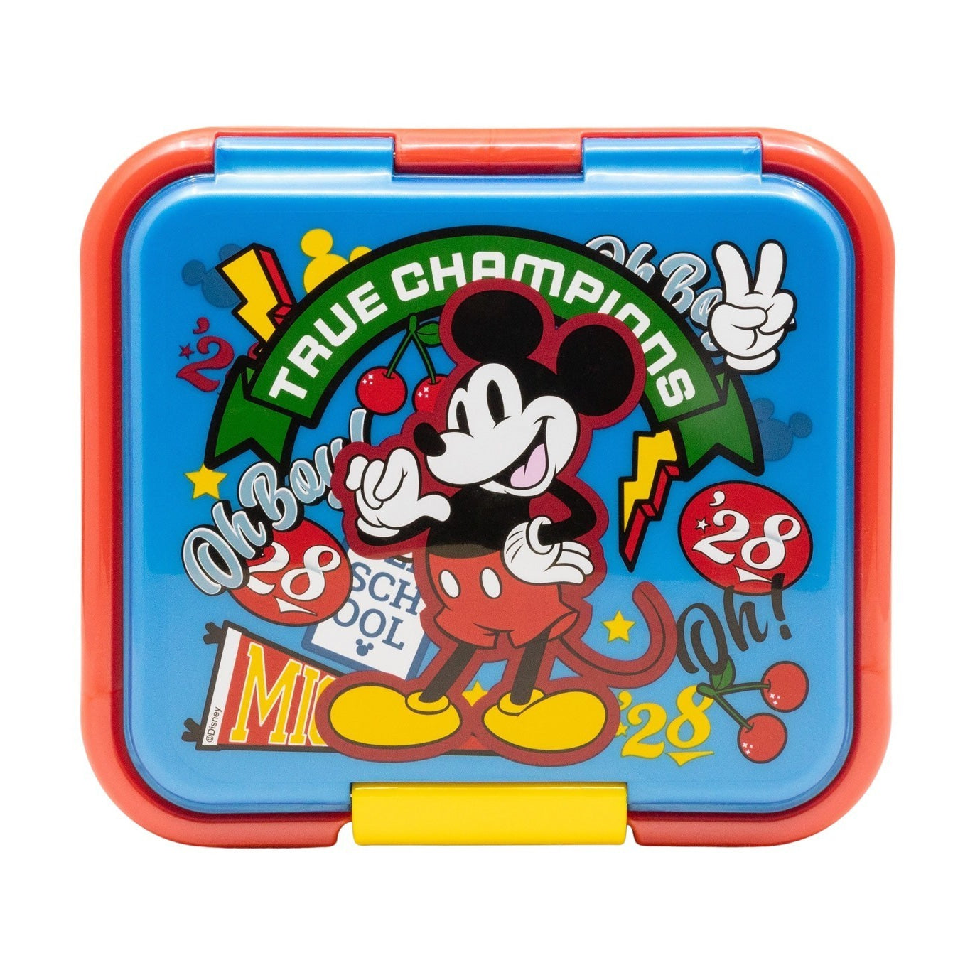 Tupper sandwichera infantil Mickey Mouse Disney con tres compartimentos - Sandwichera