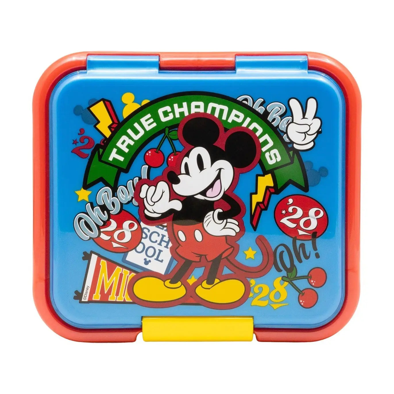 Tupper sandwichera infantil Mickey Mouse Disney con tres compartimentos - Sandwichera