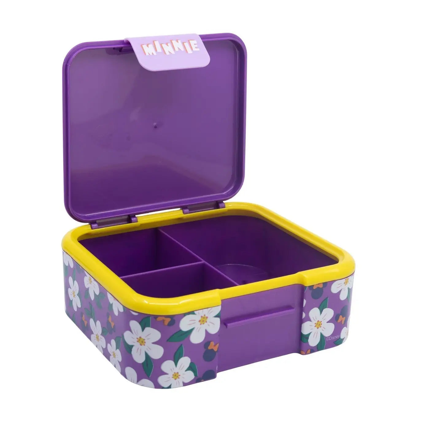 Tupper sandwichera infantil Minnie Mouse con tres compartimentos - Sandwichera