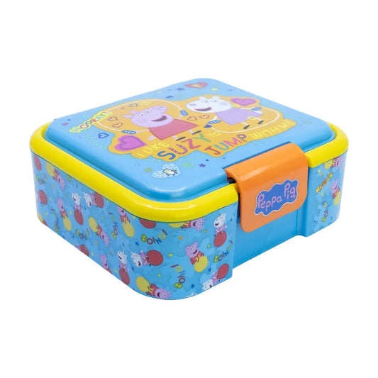 Tupper sandwichera infantil Peppa Pig con tres compartimentos - Sandwichera
