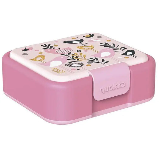 Tupper sandwichera infantil QUOKKA TWIST KIDS ’Birds’ con compartimentos - Sandwichera