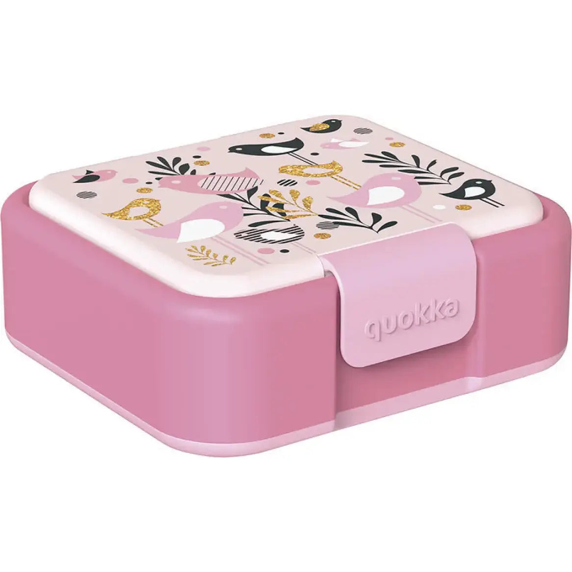 Tupper sandwichera infantil QUOKKA TWIST KIDS ’Birds’ con compartimentos - Sandwichera