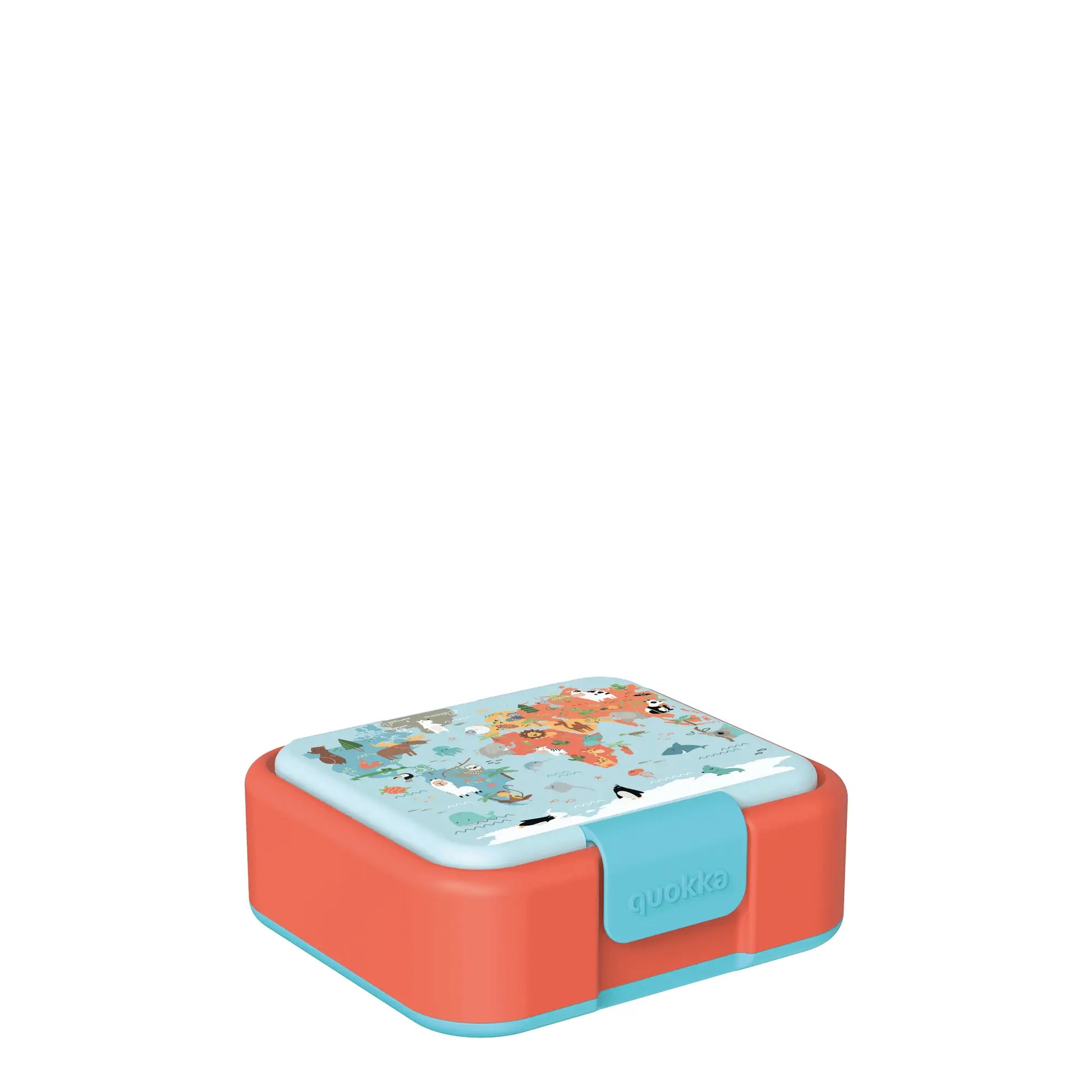 Tupper sandwichera infantil QUOKKA TWIST KIDS MAP OF LIFE con compartimentos - Sandwichera