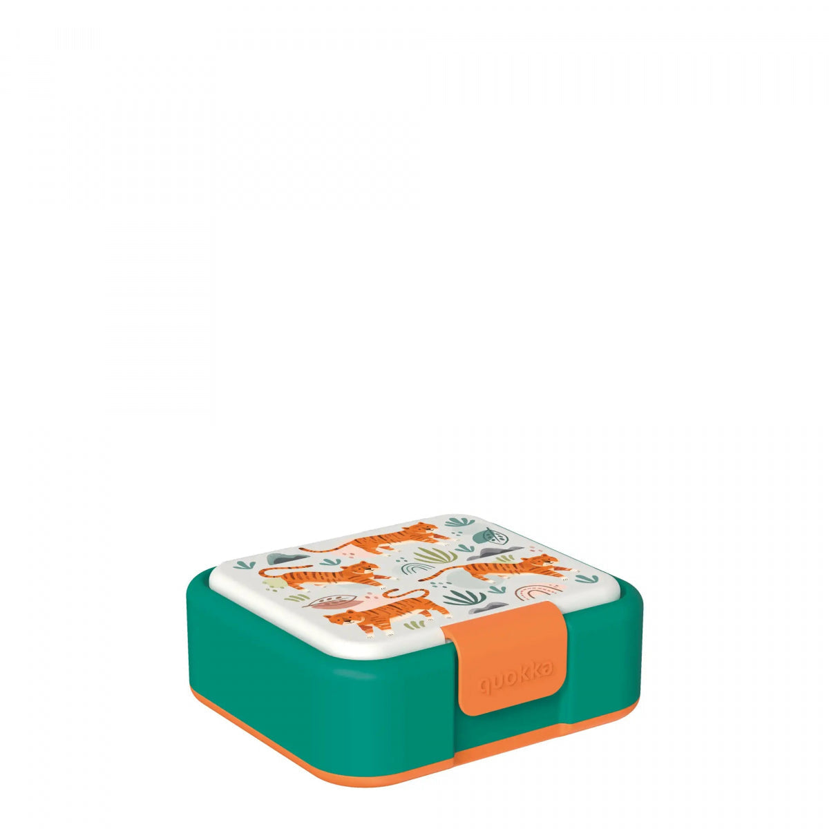 Tupper sandwichera infantil QUOKKA TWIST KIDS TIGERS con compartimentos - Sandwichera