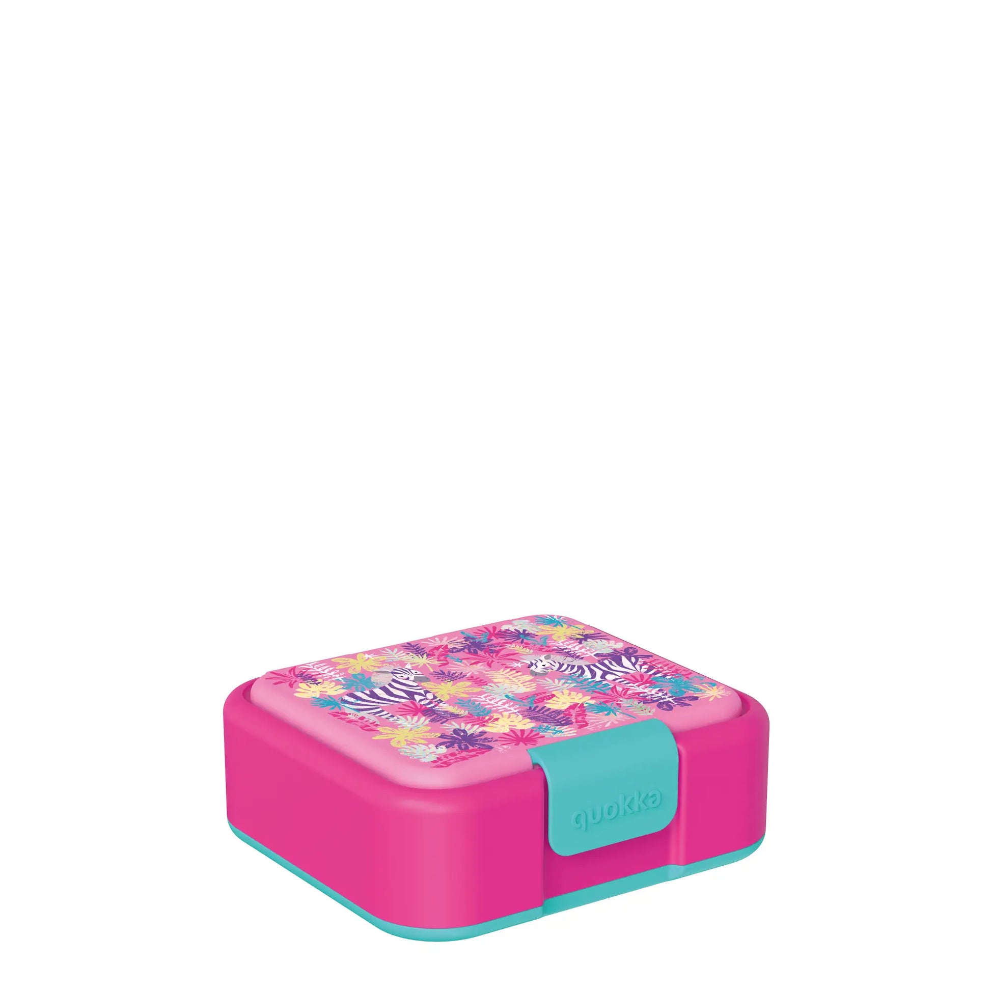 Tupper sandwichera infantil QUOKKA TWIST KIDS ZEBRAS con compartimentos - Sandwichera