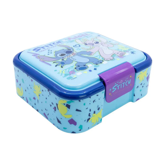 Tupper sandwichera infantil Stitch con tres compartimentos - Sandwichera