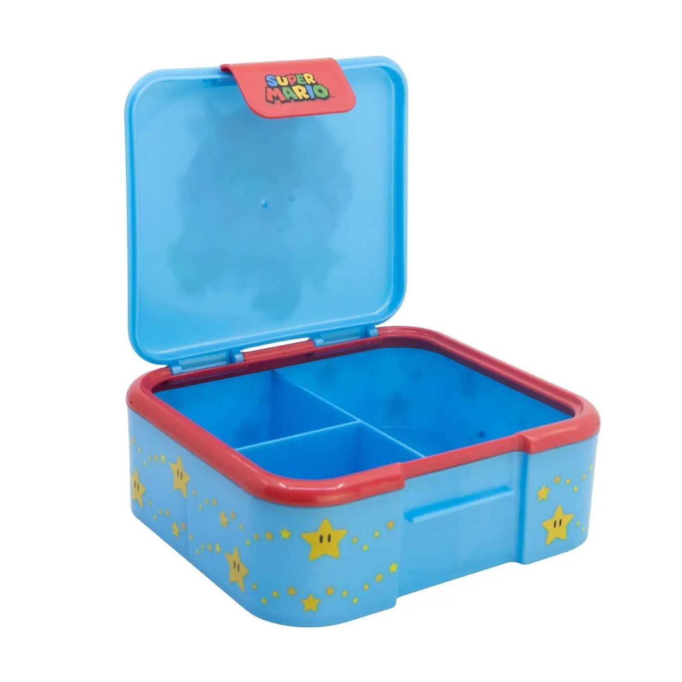 Tupper sandwichera infantil Super Mario con tres compartimentos - Sandwichera