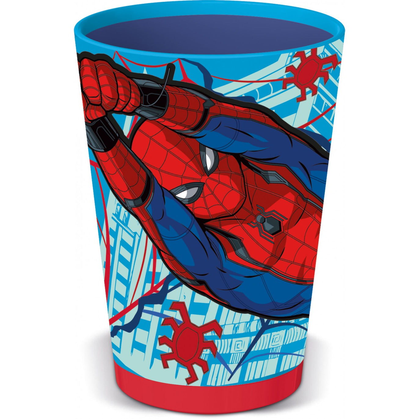 Vaso antivuelco infantil Spiderman Marvel 470ml con Smart Grip