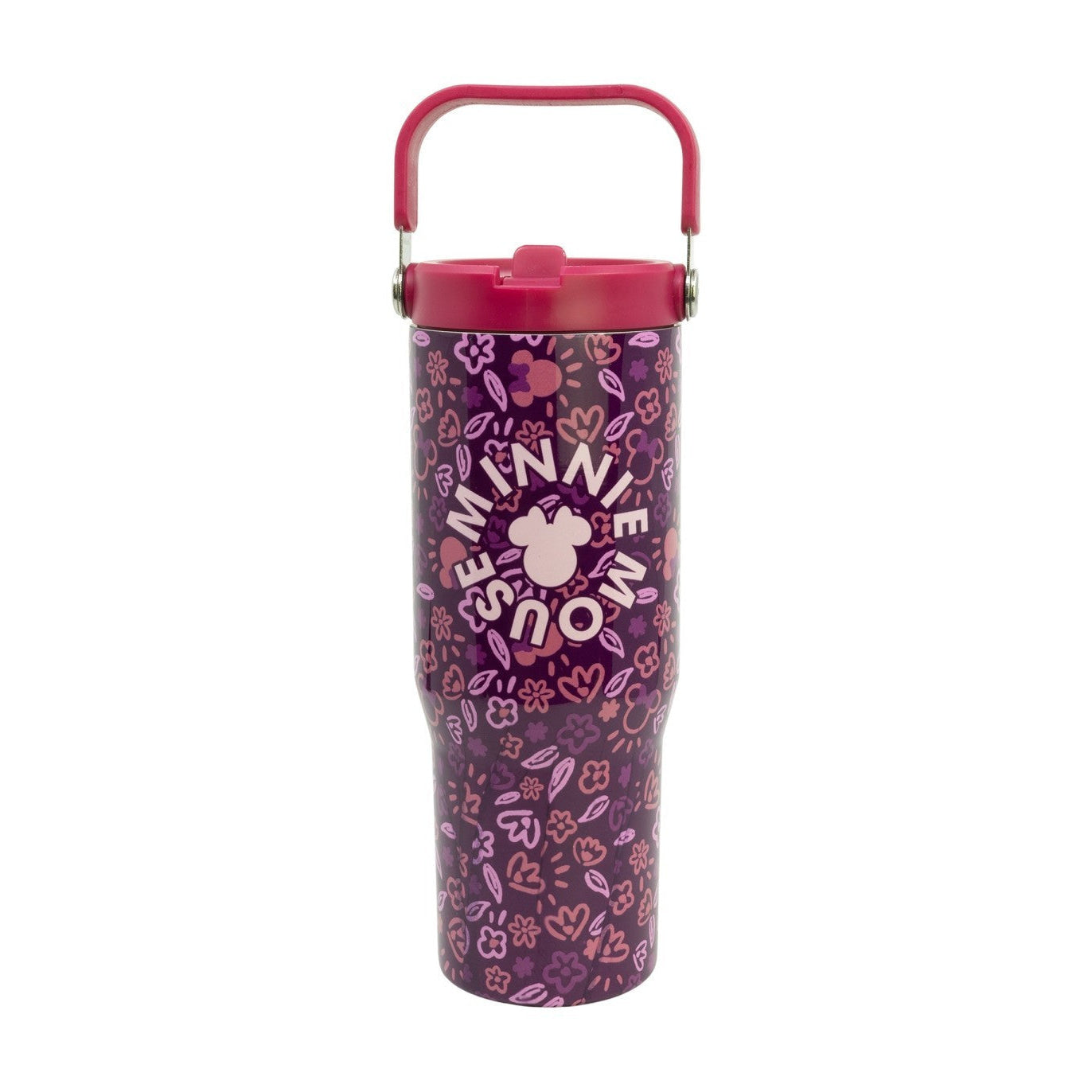Vaso botella termo Minnie Mouse Disney ’Cherrylicious’ acero inoxidable con asa y 860ml