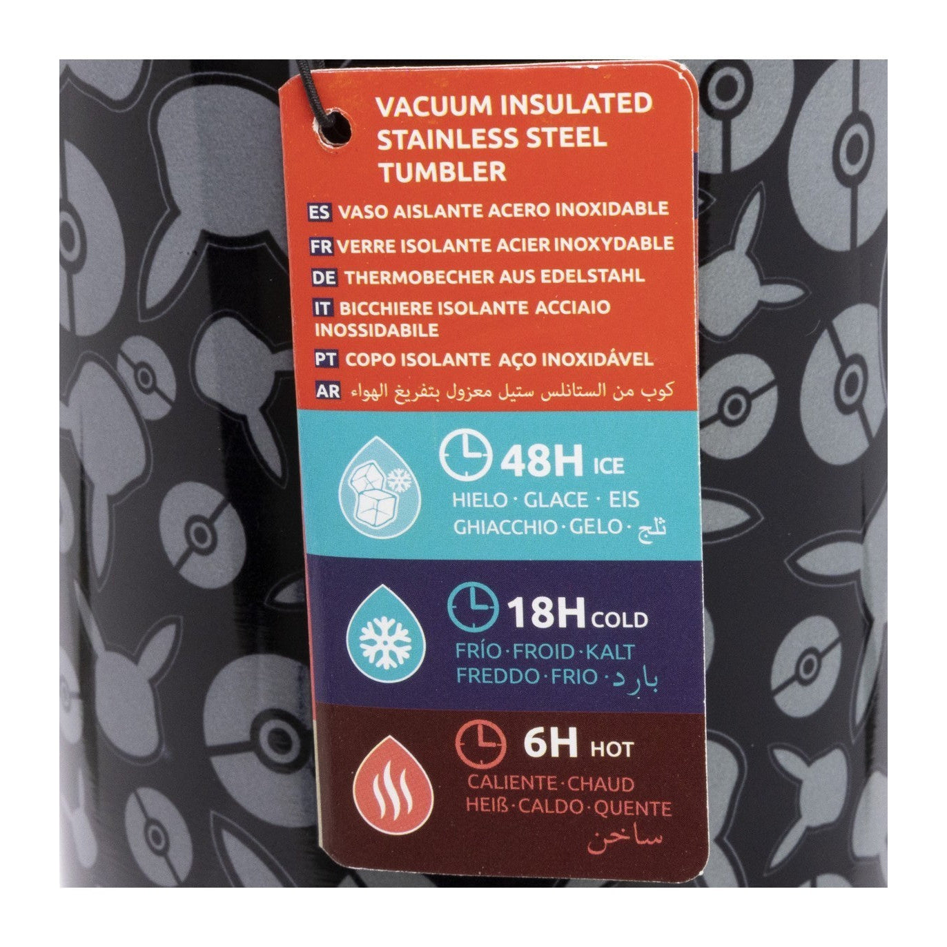 Vaso botella termo Pokémon ’Meltdown’ acero inoxidable con asa y 860ml