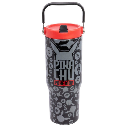 Vaso botella termo Pokémon ’Meltdown’ acero inoxidable con asa y 860ml