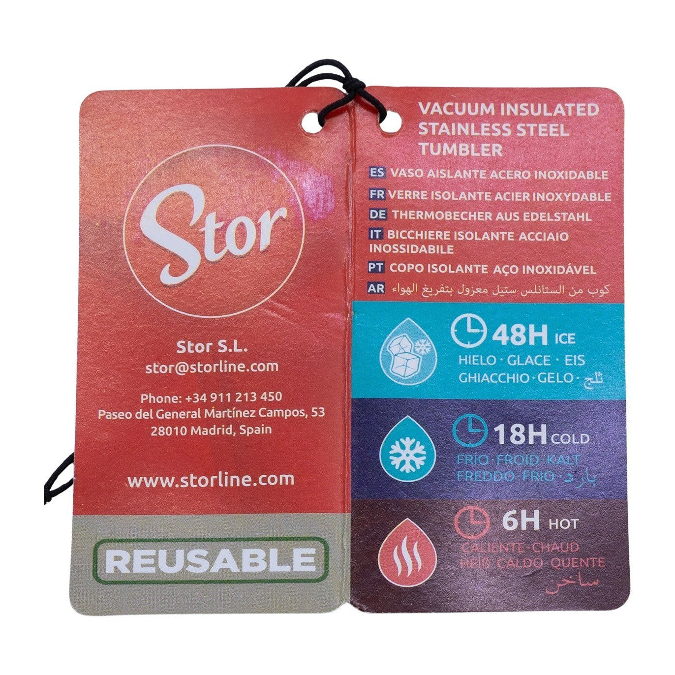 Vaso botella termo Stitch ’Aloha’ acero inoxidable con asa y 860ml