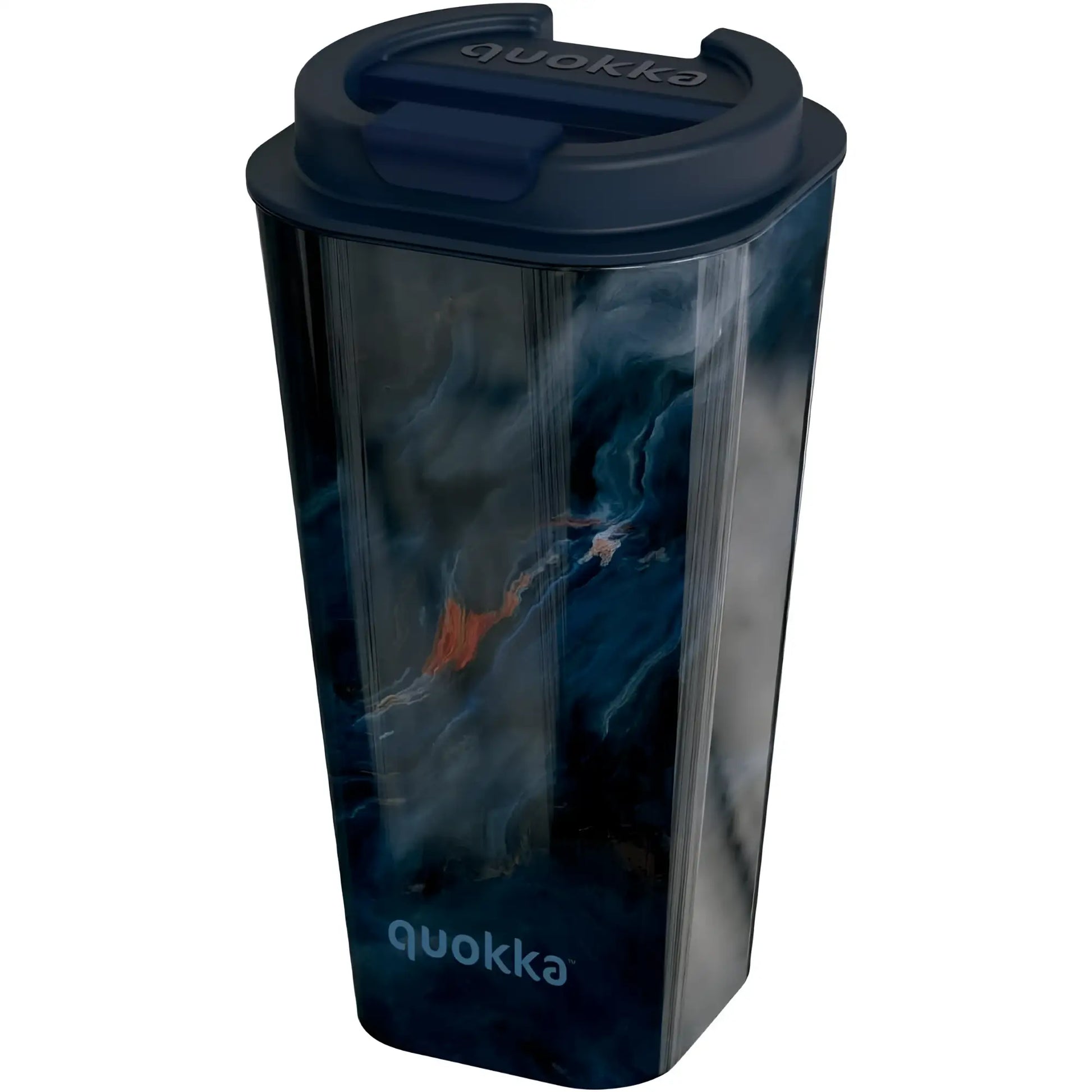 Vaso café doble pared QUOKKA PP FLUX DARK STONE 450ML