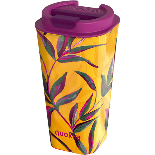 Vaso café doble pared QUOKKA PP FLUX SUN GARDEN 450ML
