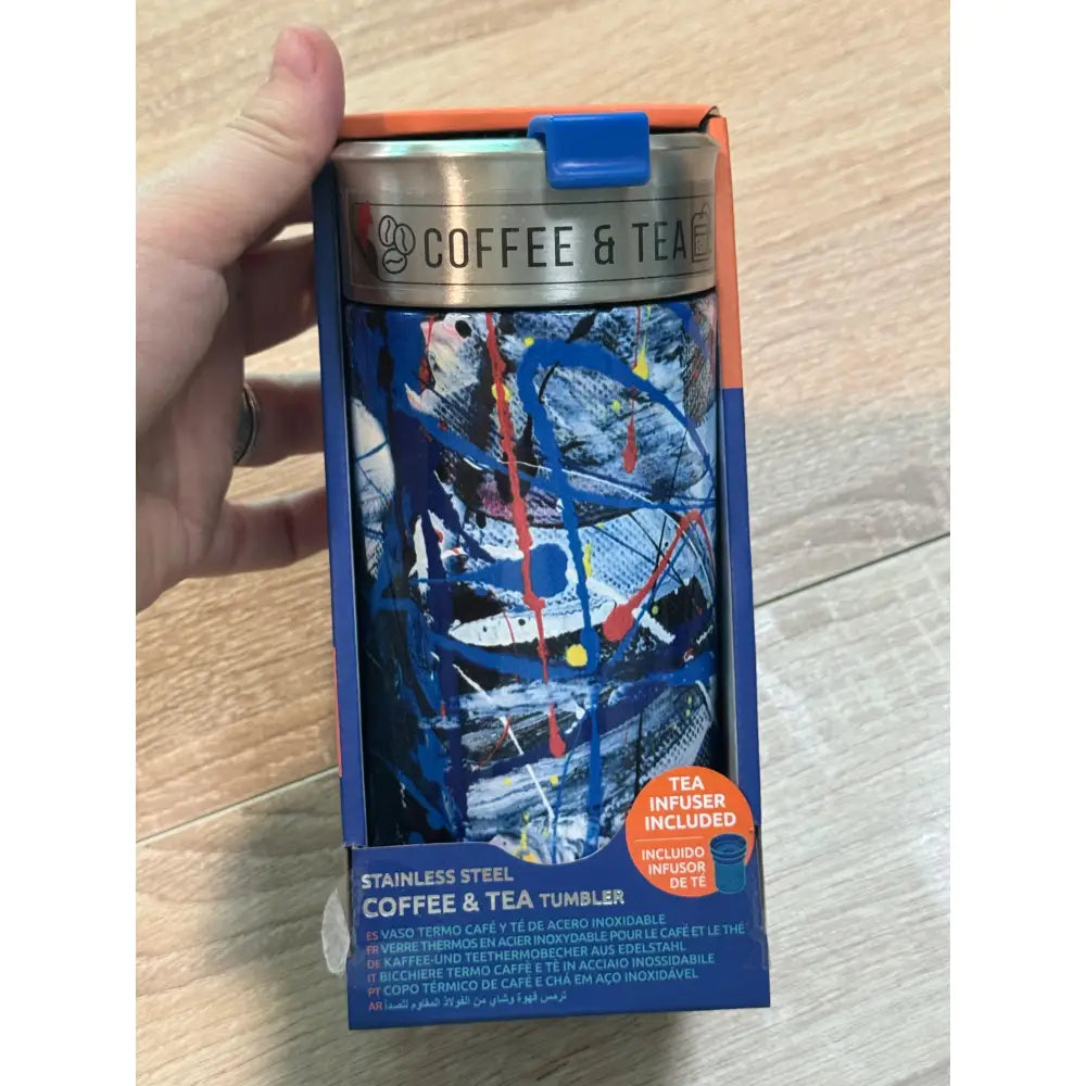 Vaso Térmico Acero Inoxidable Quokka 400ml Abstract Taza Reutilizable Café Te Frío y Caliente bebidas Botella