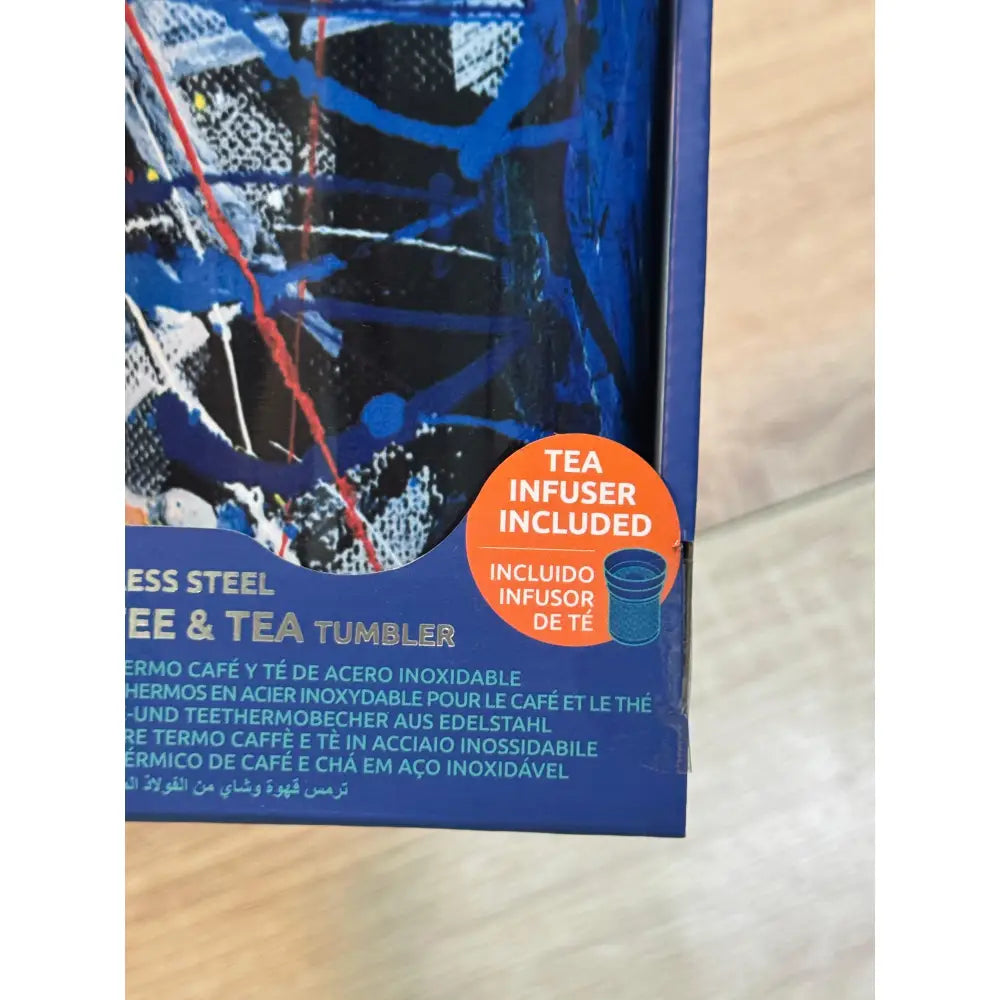Vaso Térmico Acero Inoxidable Quokka 400ml Abstract Taza Reutilizable Café Te Frío y Caliente bebidas Botella