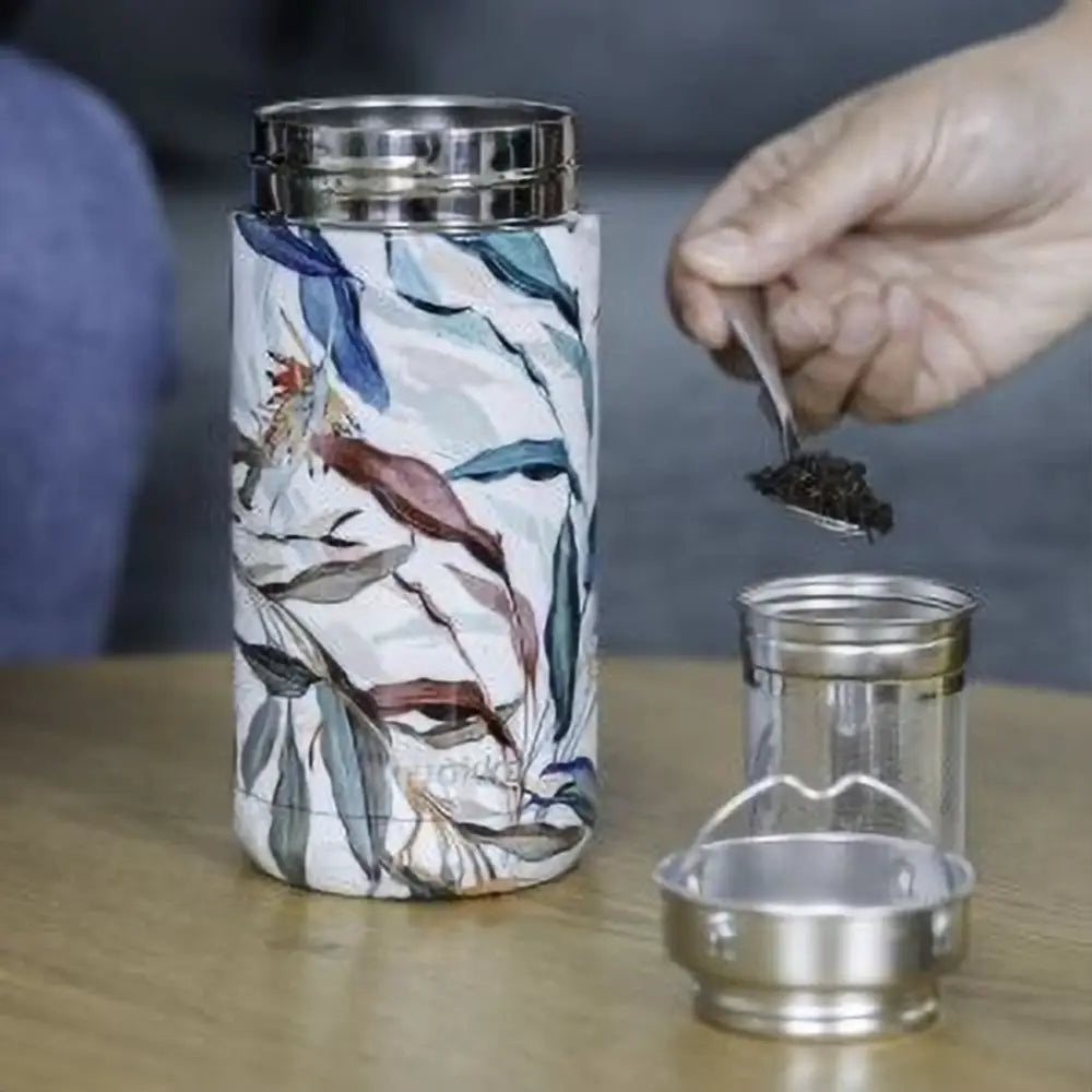 Vaso Térmico Acero Inoxidable Quokka 400ml Abstract Taza Reutilizable Café Te Frío y Caliente bebidas Botella