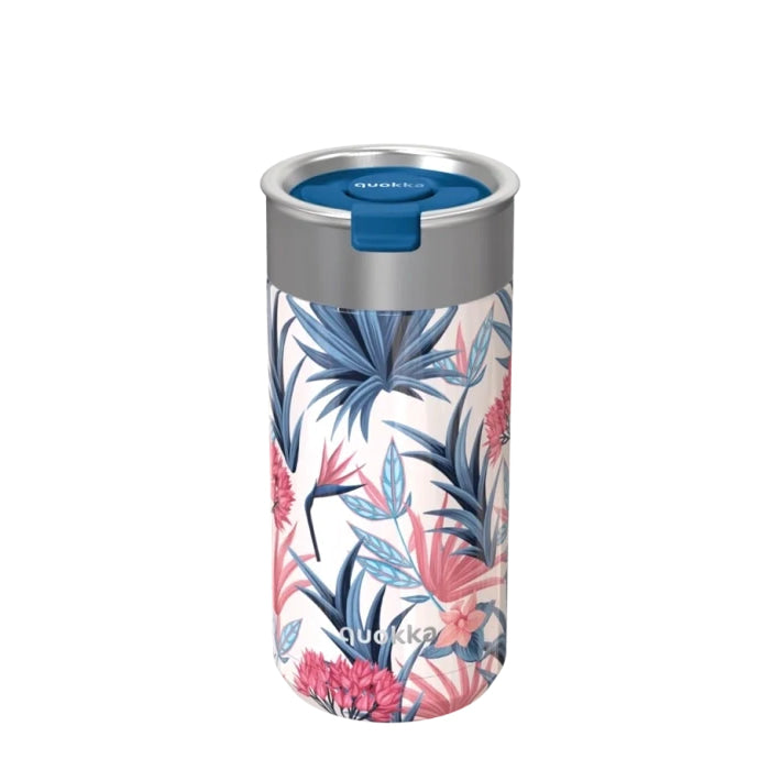 Vaso Térmico Acero Inoxidable QUOKKA BOOST Blue Garden 400ML
