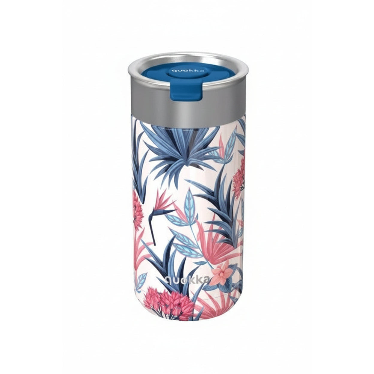 Vaso Térmico Acero Inoxidable QUOKKA BOOST Blue Garden 400ML