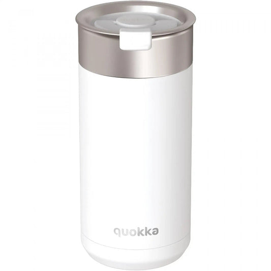 Vaso Térmico Acero Inoxidable QUOKKA BOOST WHITE 400ML