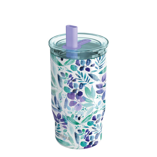 Vaso Térmico Acero Inoxidable QUOKKA MIST VIOLET BLOOMS 720ML