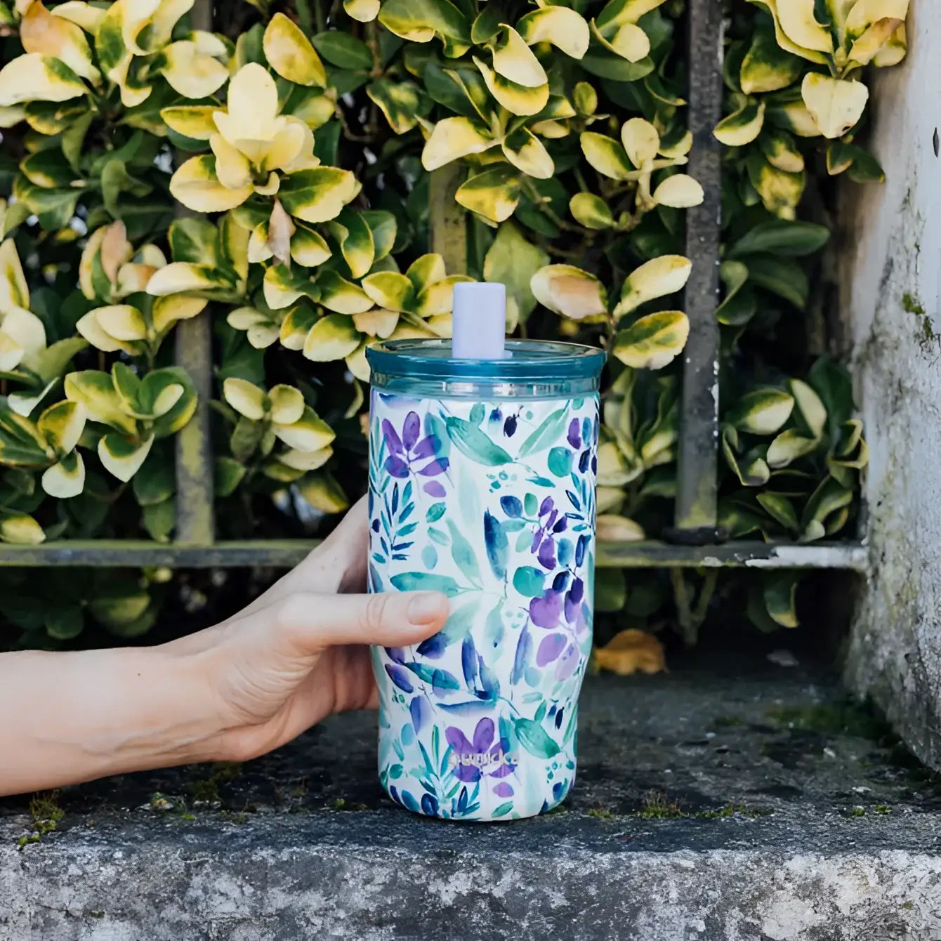 Vaso Térmico Acero Inoxidable QUOKKA MIST VIOLET BLOOMS 720ML