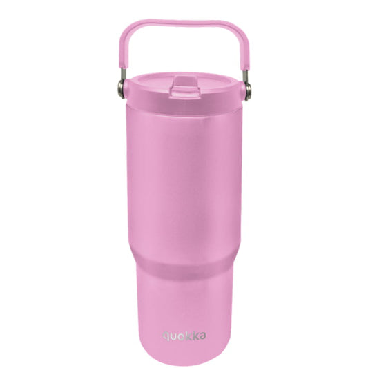 Vaso térmico Quokka CORE ’Blossom Pink’ 860ML de acero inoxidable con asa - Botella