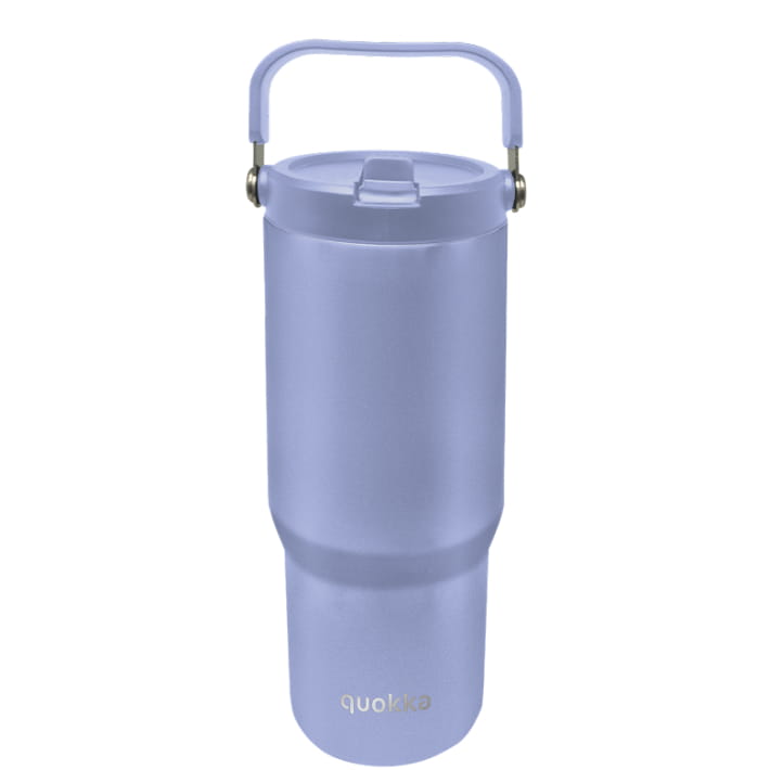 Vaso térmico Quokka CORE ’Lavender’ 860ML de acero inoxidable con asa - Botella