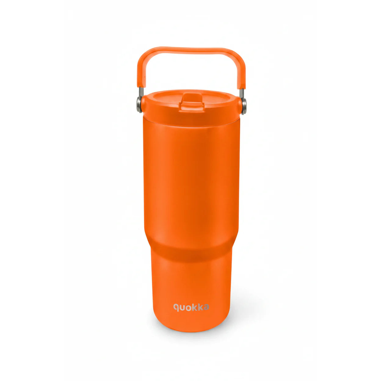 Vaso térmico Quokka CORE Papaya Orange 860ML de acero inoxidable con asa - Botella