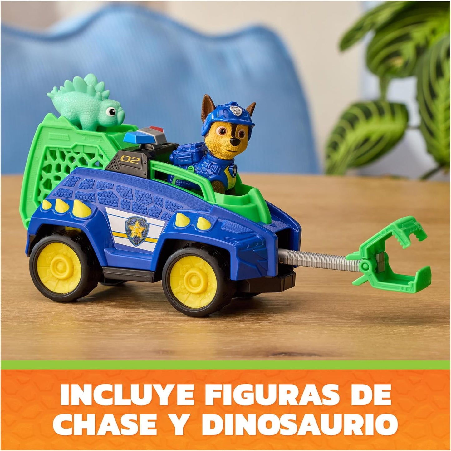 Vehículo Chase Patrulla canina con accesorios Dino Movie - Juguete