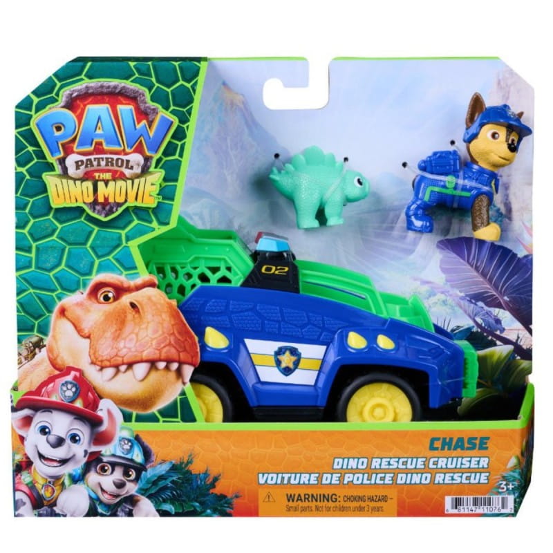 Vehículo Chase Patrulla canina con accesorios Dino Movie - Juguete