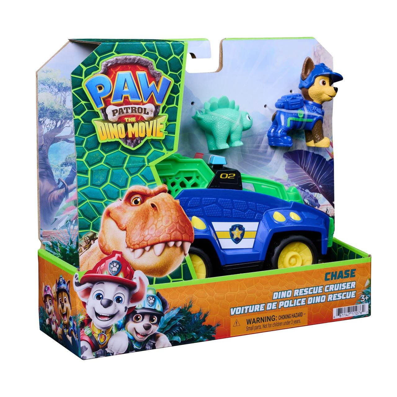 Vehículo Chase Patrulla canina con accesorios Dino Movie - Juguete