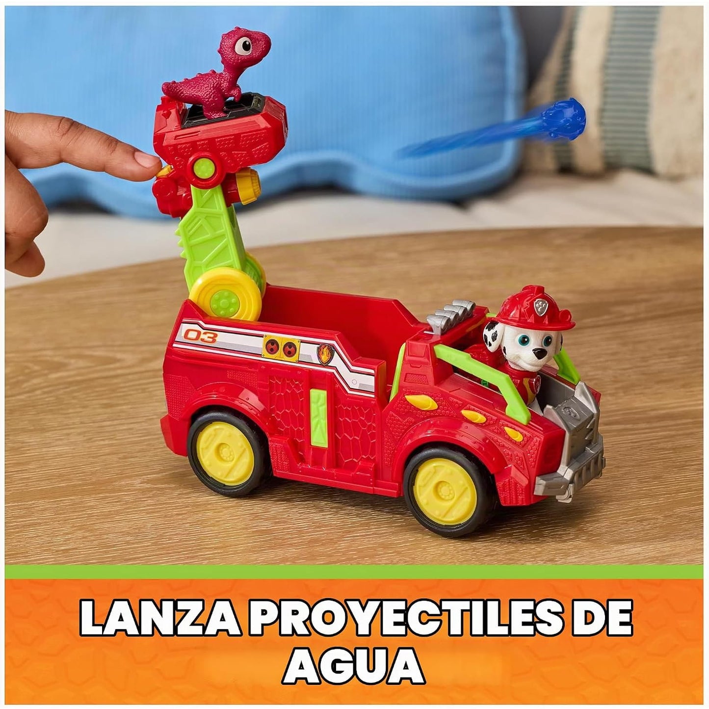 Vehículo Marshall Patrulla canina con accesorios Dino Movie - Juguete