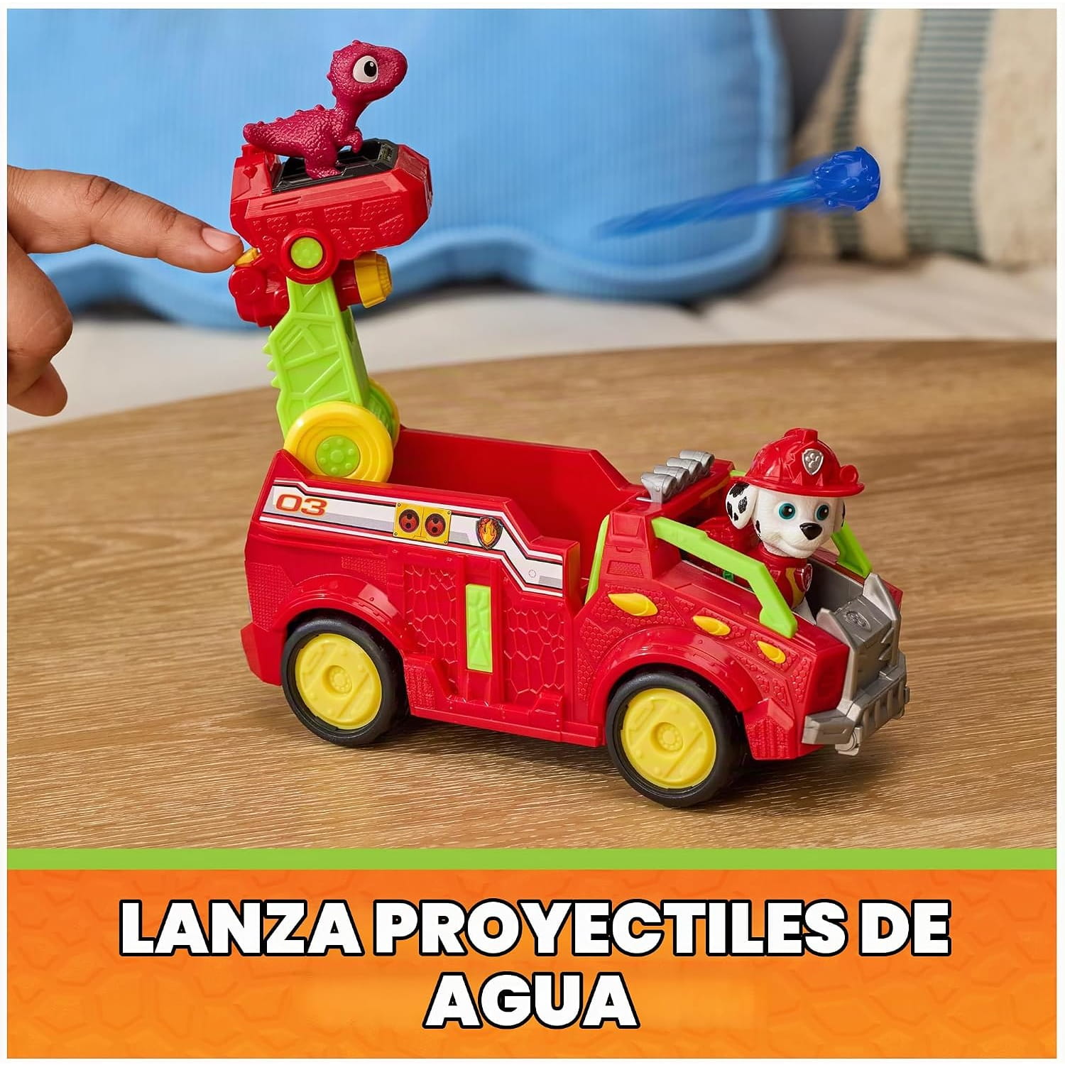 Vehículo Marshall Patrulla canina con accesorios Dino Movie - Juguete