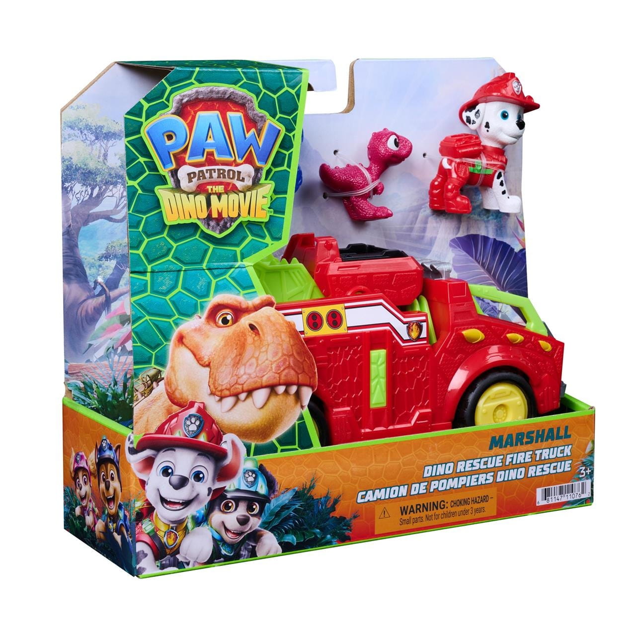 Vehículo Marshall Patrulla canina con accesorios Dino Movie - Juguete
