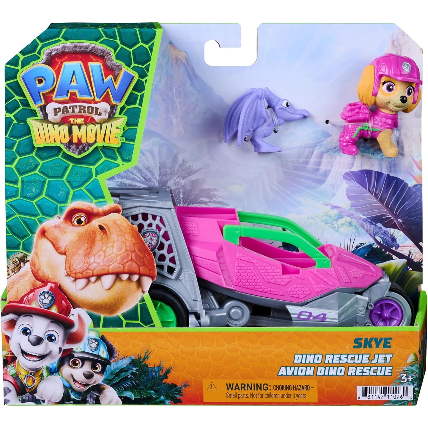 Vehículo Skye Patrulla canina con accesorios Dino Movie - Juguete