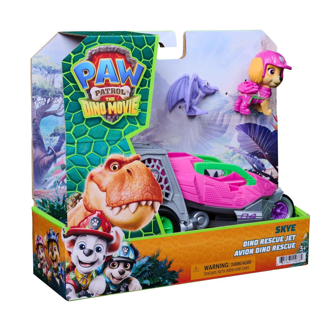Vehículo Skye Patrulla canina con accesorios Dino Movie - Juguete