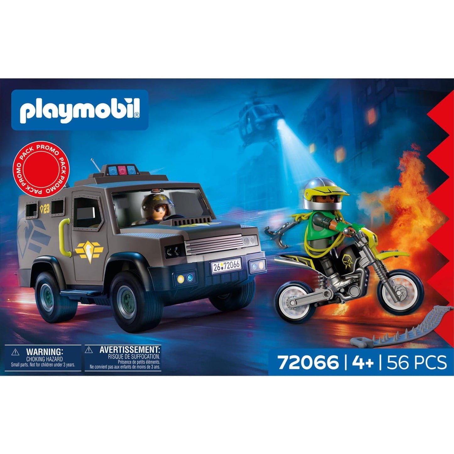 Vehículo táctico de las fuerzas especiales Playmobil City Action 72066 - Juguete
