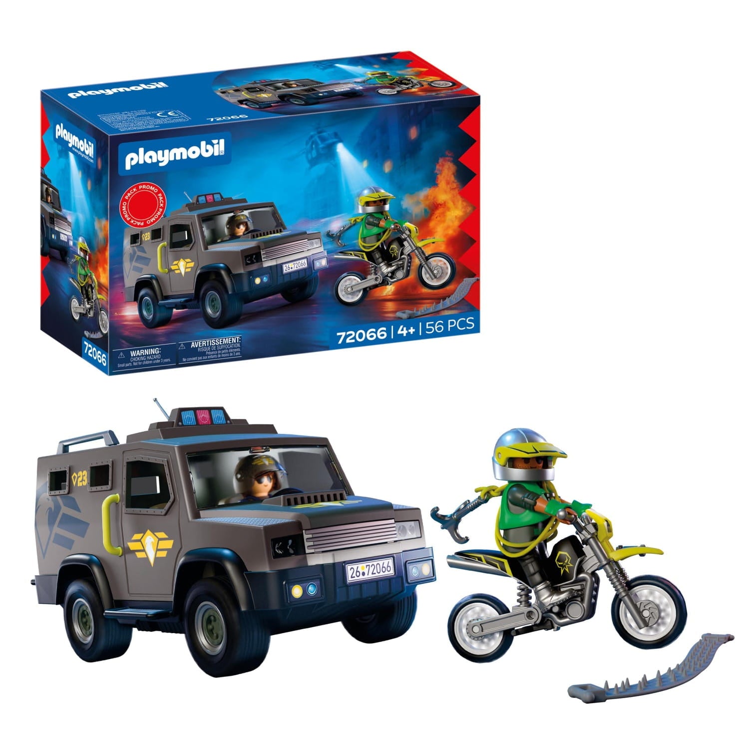 Vehículo táctico de las fuerzas especiales Playmobil City Action 72066 - Juguete