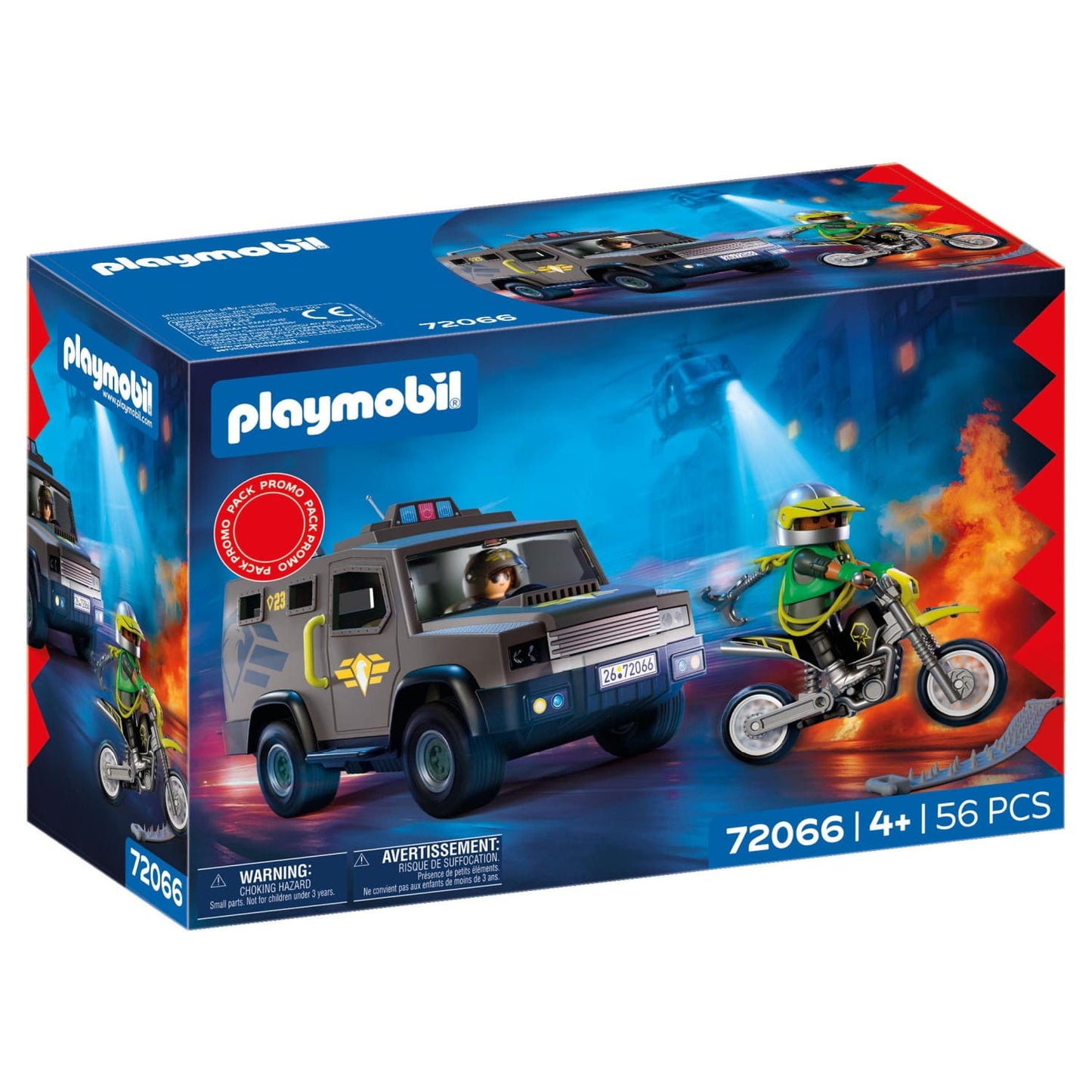 Vehículo táctico de las fuerzas especiales Playmobil City Action 72066 - Juguete