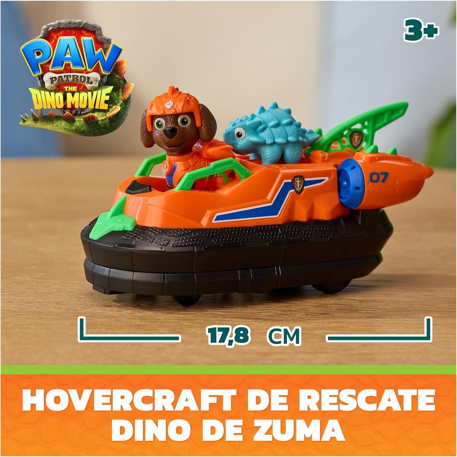 Vehículo Zuma Patrulla canina con accesorios Dino Movie - Juguete