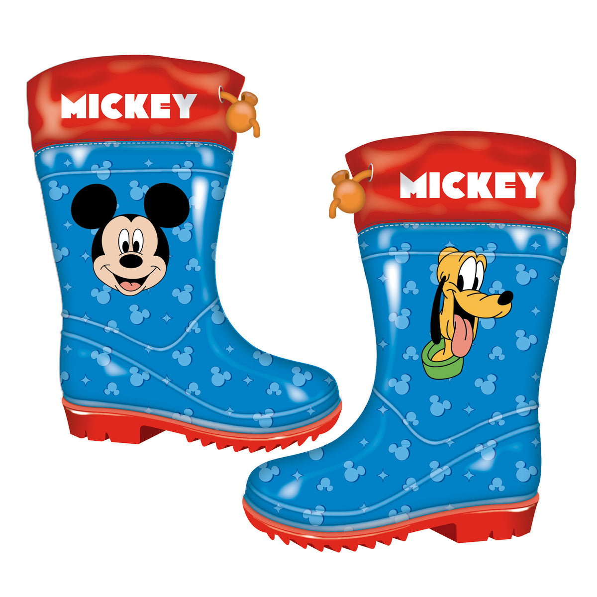 Botas de agua Mickey Mouse con cierre textil talla 28