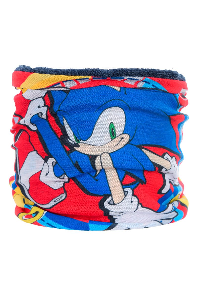 Braga de cuello infantil coralina SONIC erizo Azul