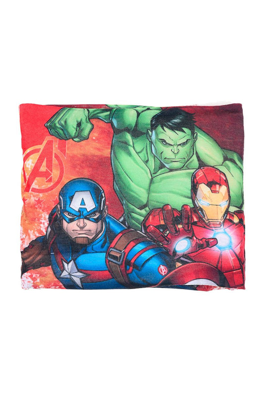 Children's Coral Fleece Neck Warmer AVENGERS White