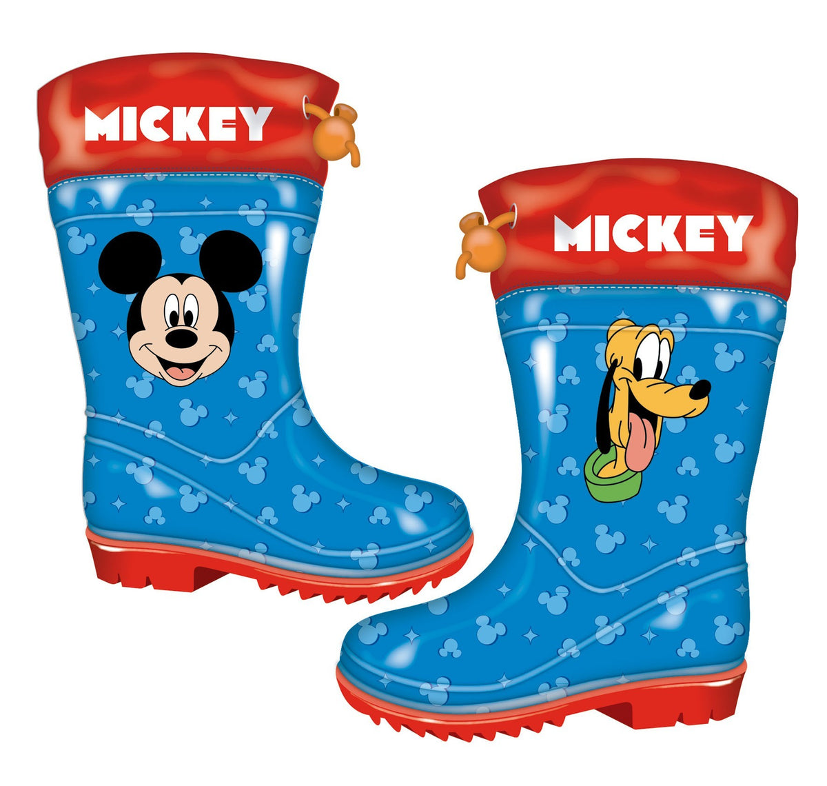 Botas de agua Mickey Mouse con cierre textil talla 28