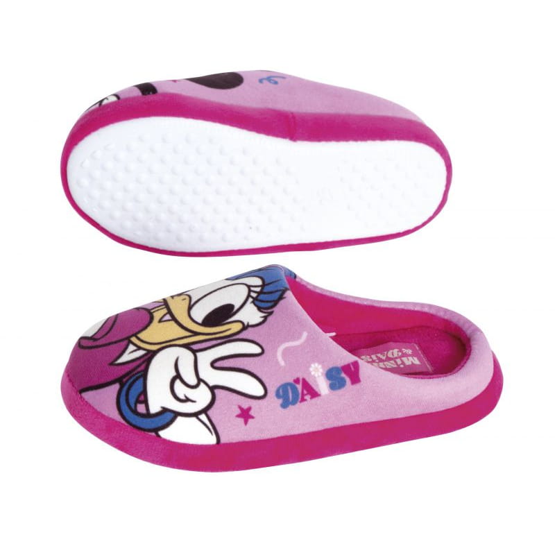 Zapatillas de casa abiertas con suela goma Minnie Mouse talla 28