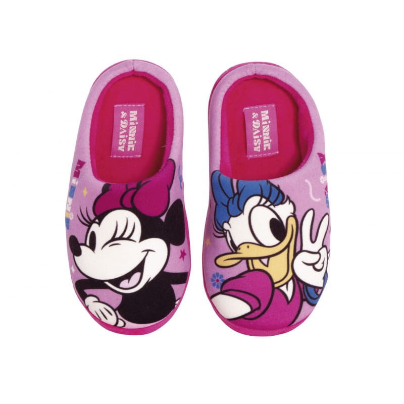 Zapatillas de casa abiertas con suela goma Minnie Mouse talla 30